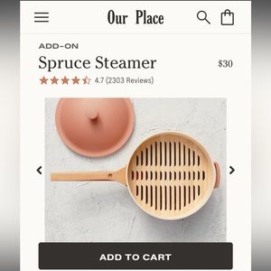 Set of 2 - Our Place Spruce steamer